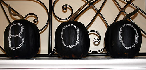 Chalkboard Pumpkins by Your Home Only Better