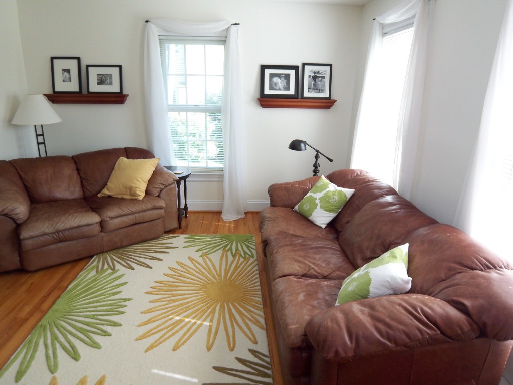 white living room