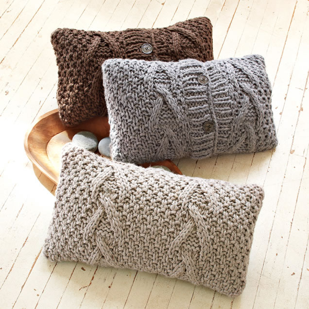 West Elm Knit Pillows