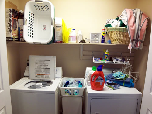 Laundry Room Closet Makeover