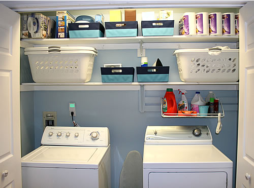 Laundry Space from Drab to Fab