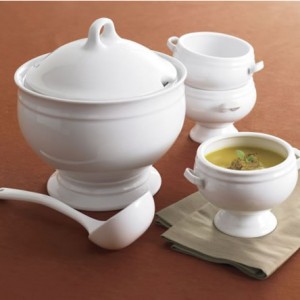 Crate and Barrel Soup Tureen