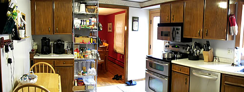 kitchen panorama view