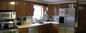 kitchen panorama view