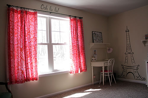 girls french cafe bedroom
