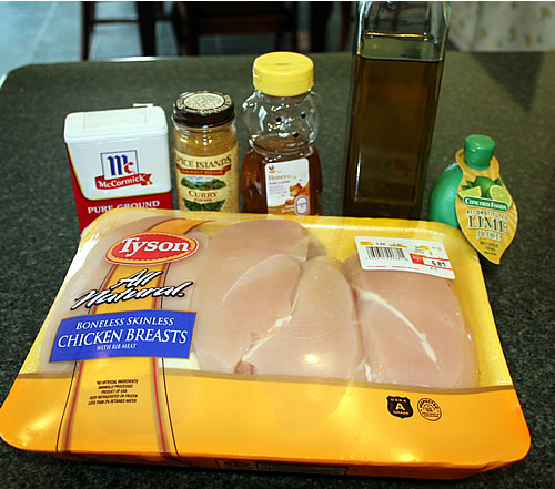 Honey Lime Chicken Ingredients