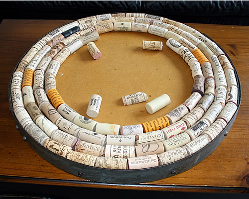 wine cork inspiration art piece