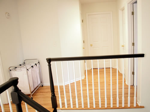 upstairs hallway after