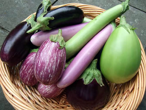 basket of vegetables tablescape