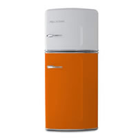 Big Chill Orange Fridge