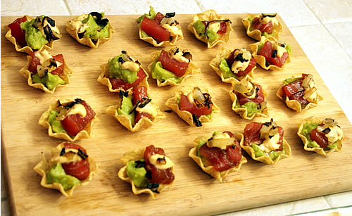 tuna bites appetizer