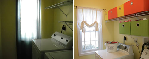 laundry room before and after