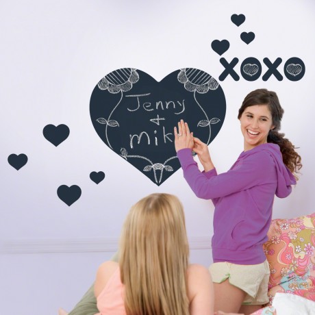 chalkboard heart