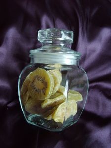 glass apothecary jar for storage
