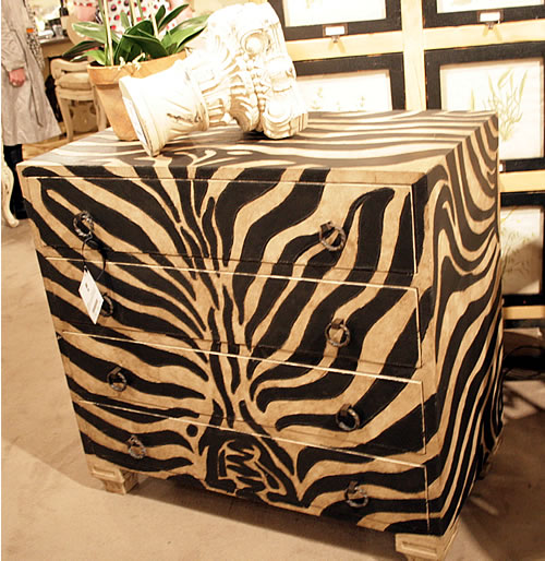 zebra dresser