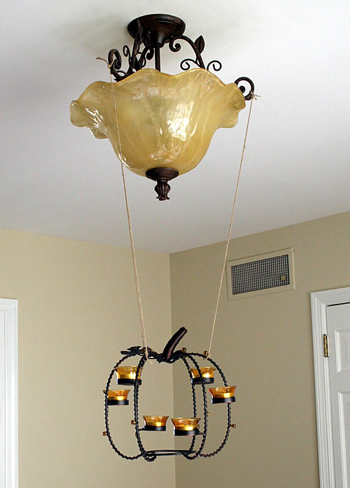 hanging thanksgiving centerpiece