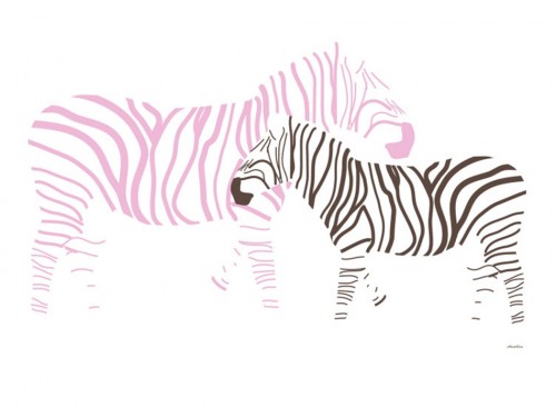 zebra poster print