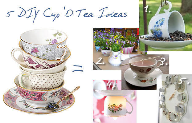 5 DIY Ideas for Repurposing Tea Cups