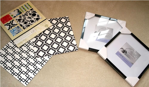 diy paper framing materials