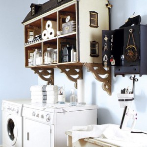 Dollhouse Laundry Storage Upcycling Idea