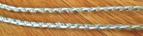 The braid with four strands adds a little body to the rope.