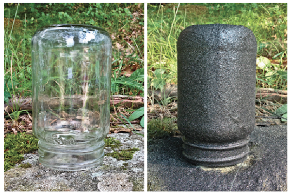 Mason Jar Before and After