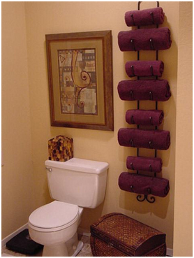 bathroom storage wine rack