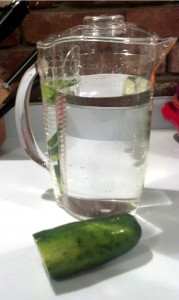 cucumber water