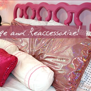 rearrange and reaccessorize pink room