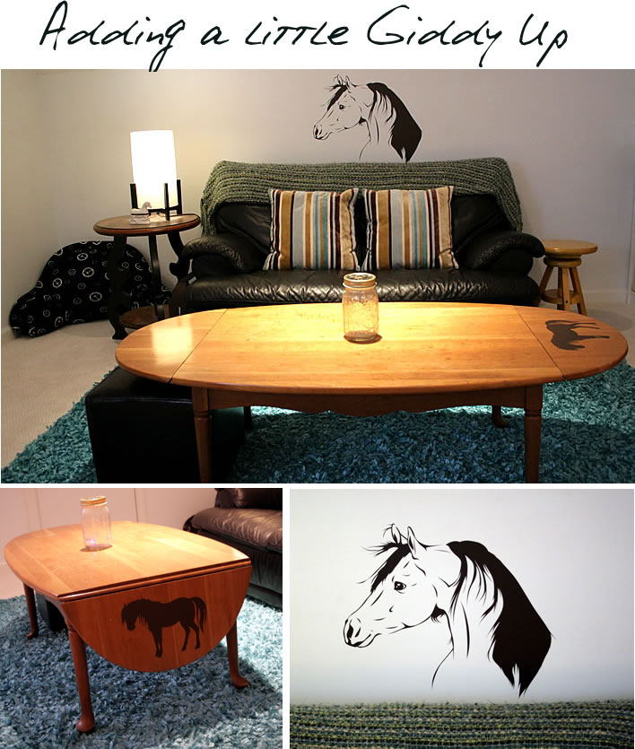 horse wall vinyl decor