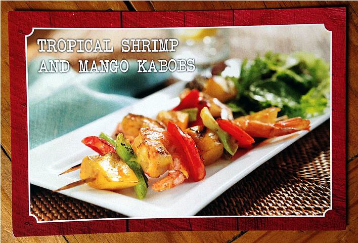 Tropical Shrimp and Mango Kabobs #NaturallyAmazing