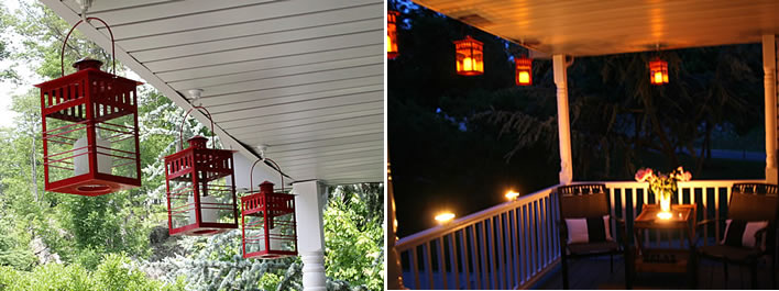 Light up the night Patio Lighting #YourHomeOnlyBetter