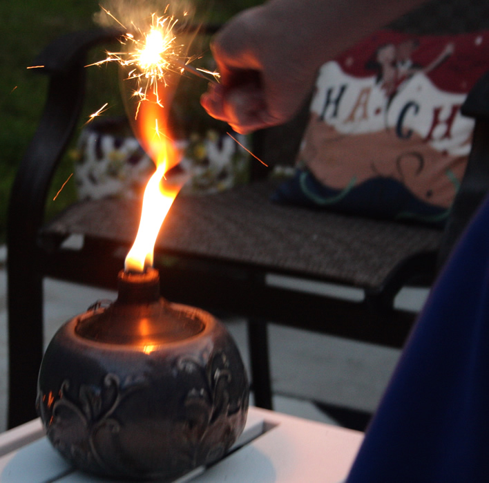 Fire Pit Party Tips: S’mores and Sparklers #YourHomeOnlyBetter