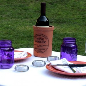 Outdoor entertaining table setting #yourhomeonlybetter