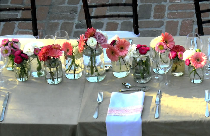 Outdoor entertaining table setting #yourhomeonlybetter
