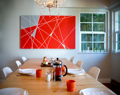 Three ways to use large art @yourhomeonlybetter