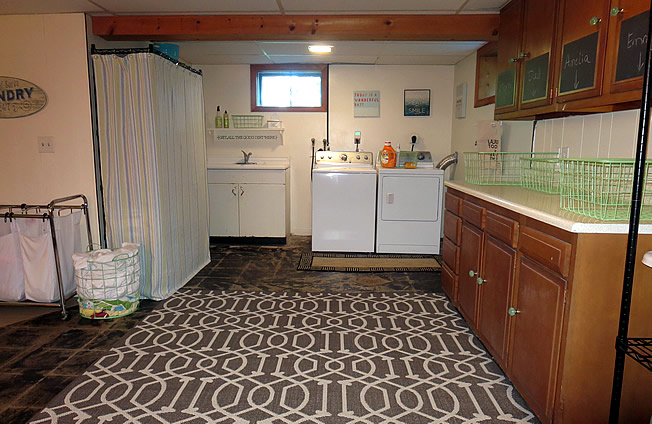 Basement Laundry before and after @yourhomeonlybetter