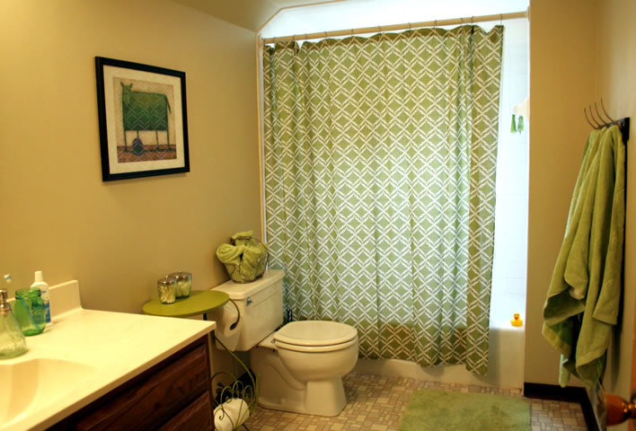 How to Fake a Bathroom Renovation #interior design #yourhomeonlybetter #diy