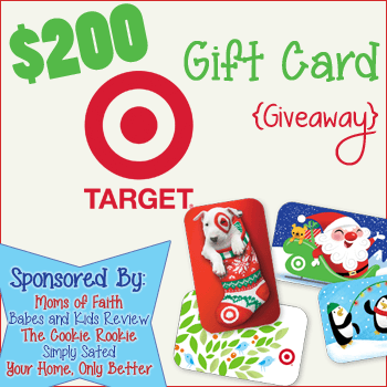 $200 Target Gift Card Christmas Giveaway!