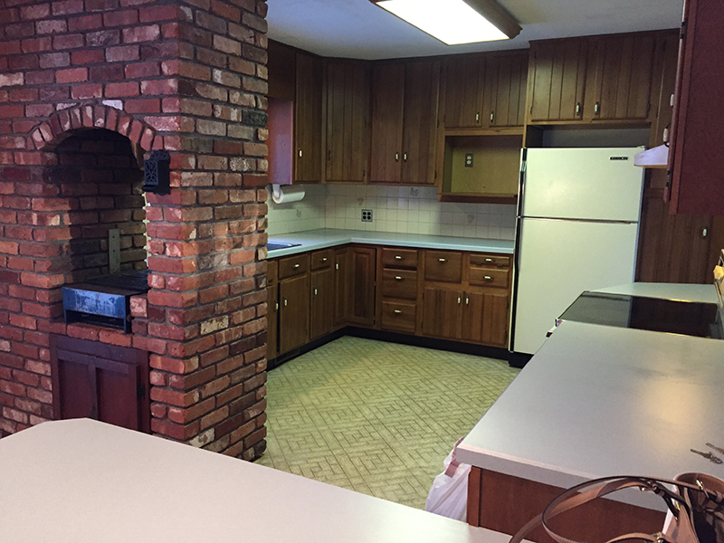 kitchen renovation - before shot