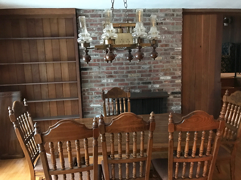 Dining Room Turned Dog-Friendly Living Room