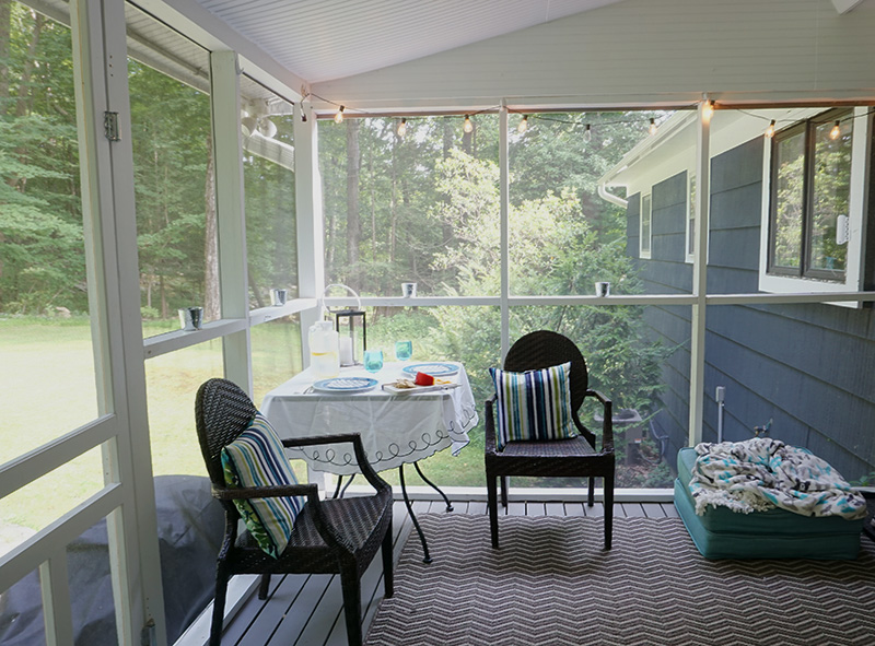 screened porch fixer upper