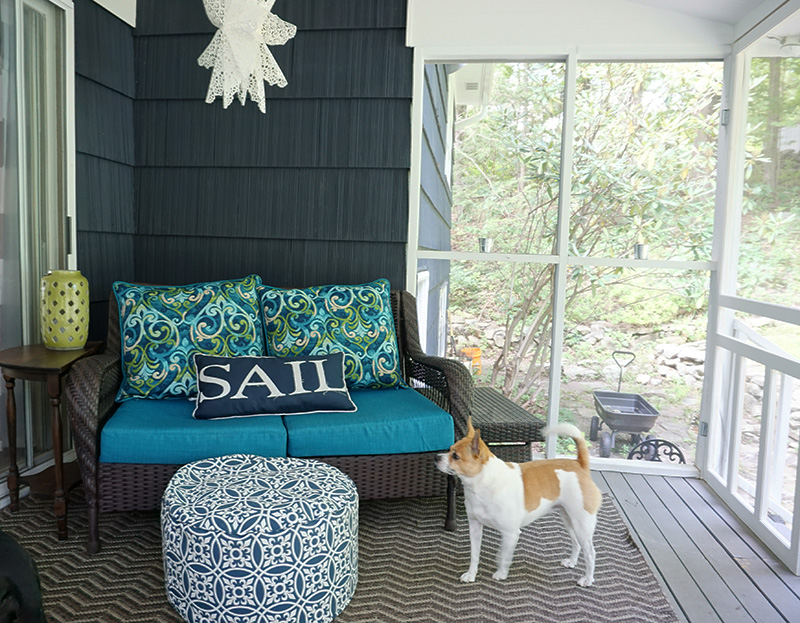 screened porch fixer upper