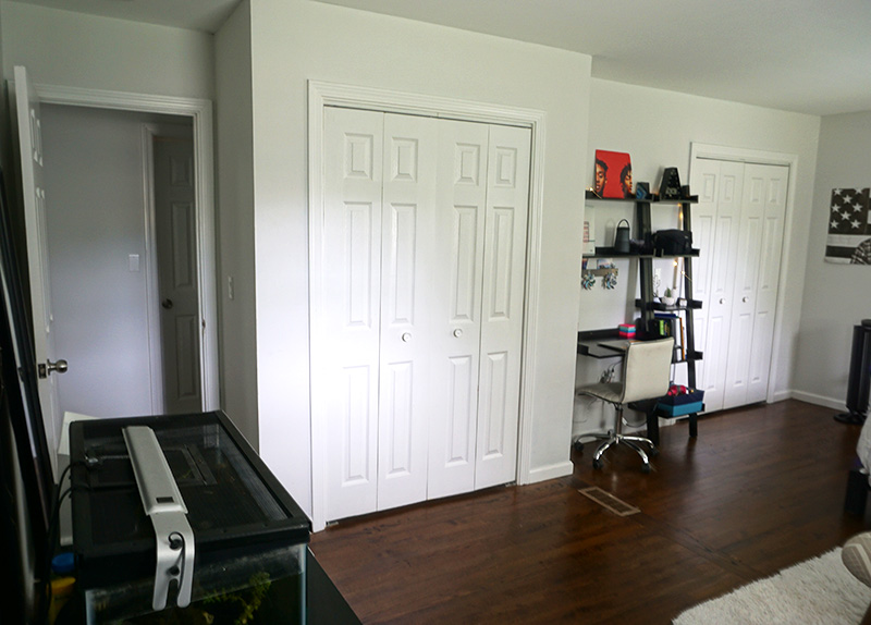 teen bedroom renovation and cleanup
